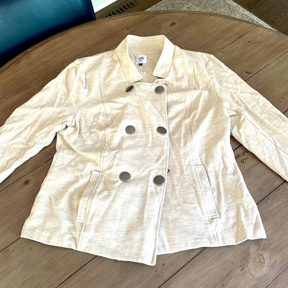 CABI cream blazer jacket